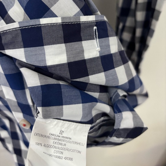 Carolina Herrera Checkered Dress Shirt - Picture 3 of 4